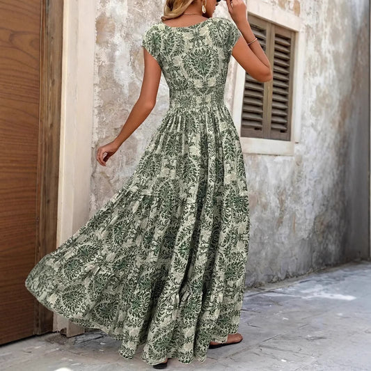 Women’s V-Neck Summer Wear – Elegant Flowy Style