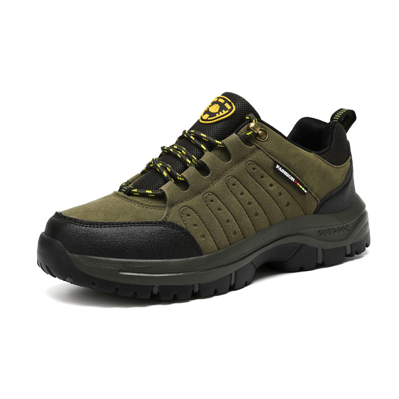 Unisex Outdoor Leather Hiking Shoes – Lightweight Sports Wear