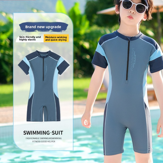 Boy's One-Piece Swimming Suit
