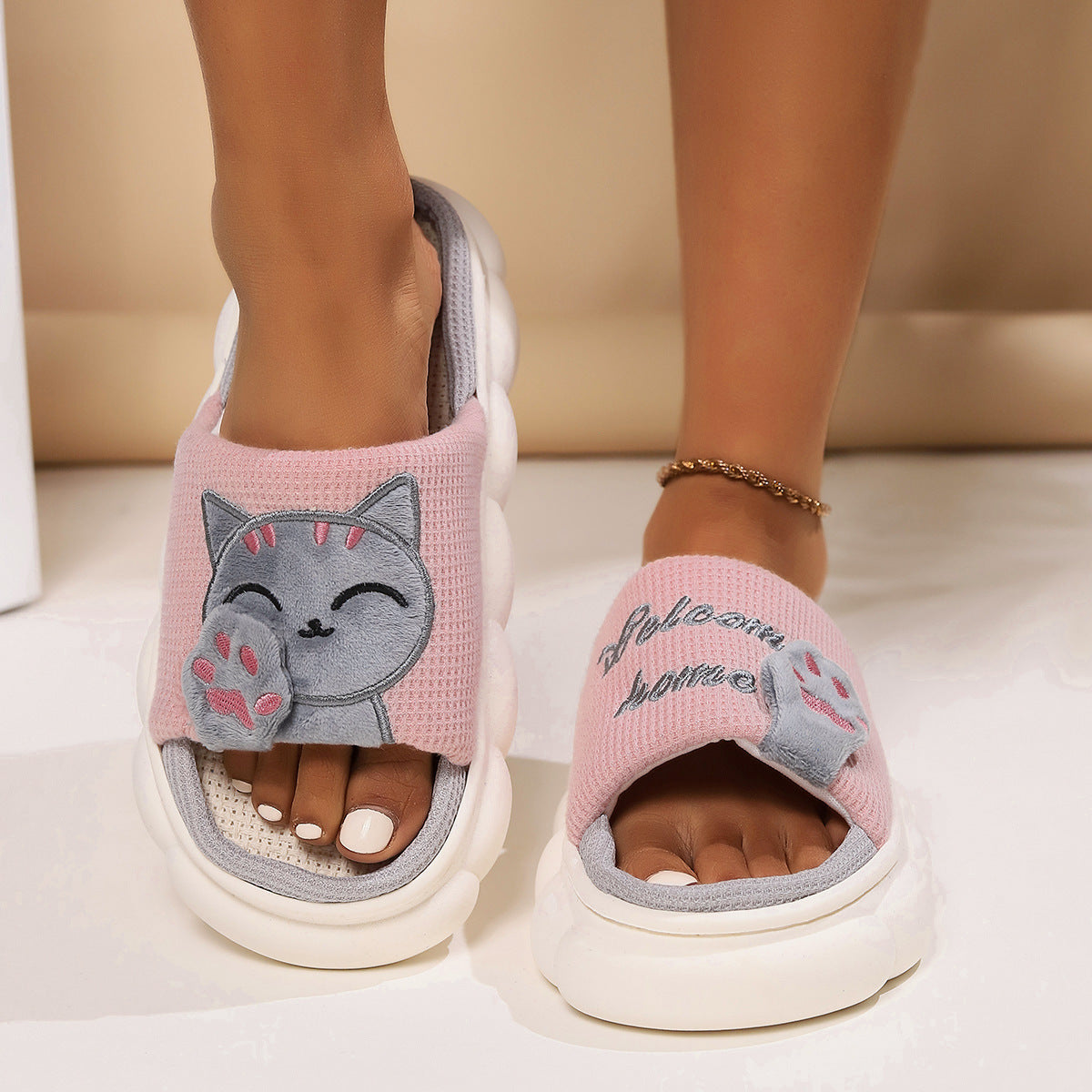 Women's Cute Slippers– Cozy Home Indoor Shoes