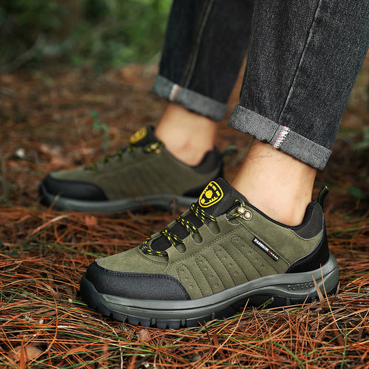 Unisex Outdoor Leather Hiking Shoes – Lightweight Sports Wear