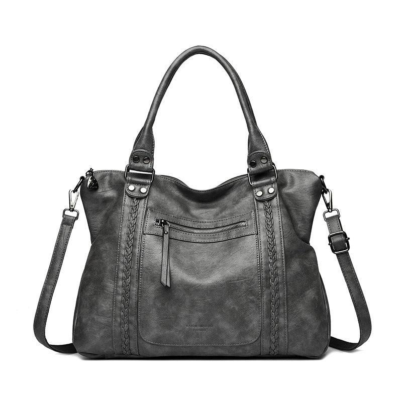 Women’s Vintage Genuine Leather Shoulder & Crossbody Bag – Classic Style