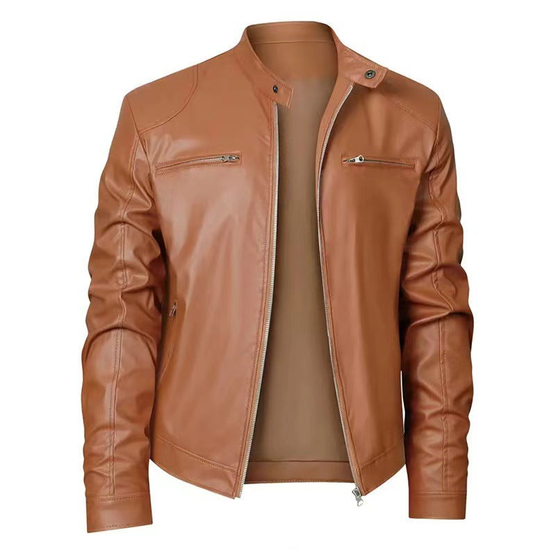 Men’s Casual Faux Leather  -Stylish & Comfortable Jacket