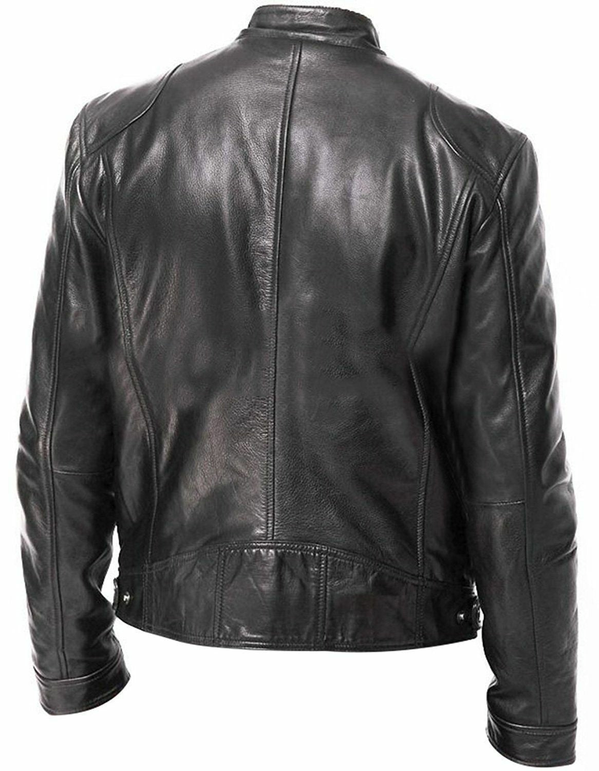 Men's Faux  Leather Casual  Jacket