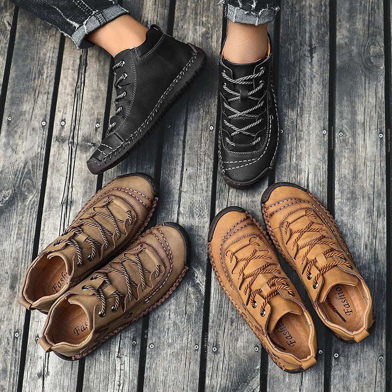 Men's Casual Shoes – Low-Top Martin Style Tooling Shoes