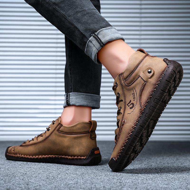 Men's Casual Shoes – Low-Top Martin Style Tooling Shoes