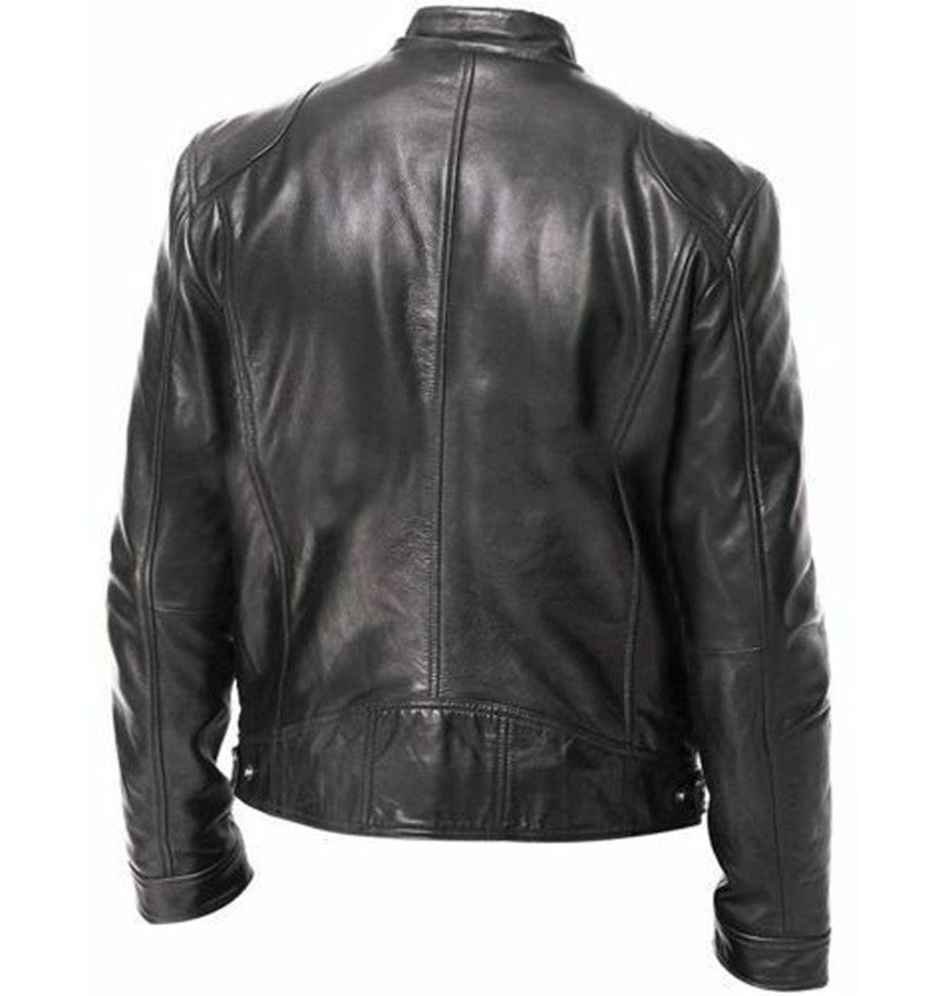 Men’s Casual Faux Leather  -Stylish & Comfortable Jacket