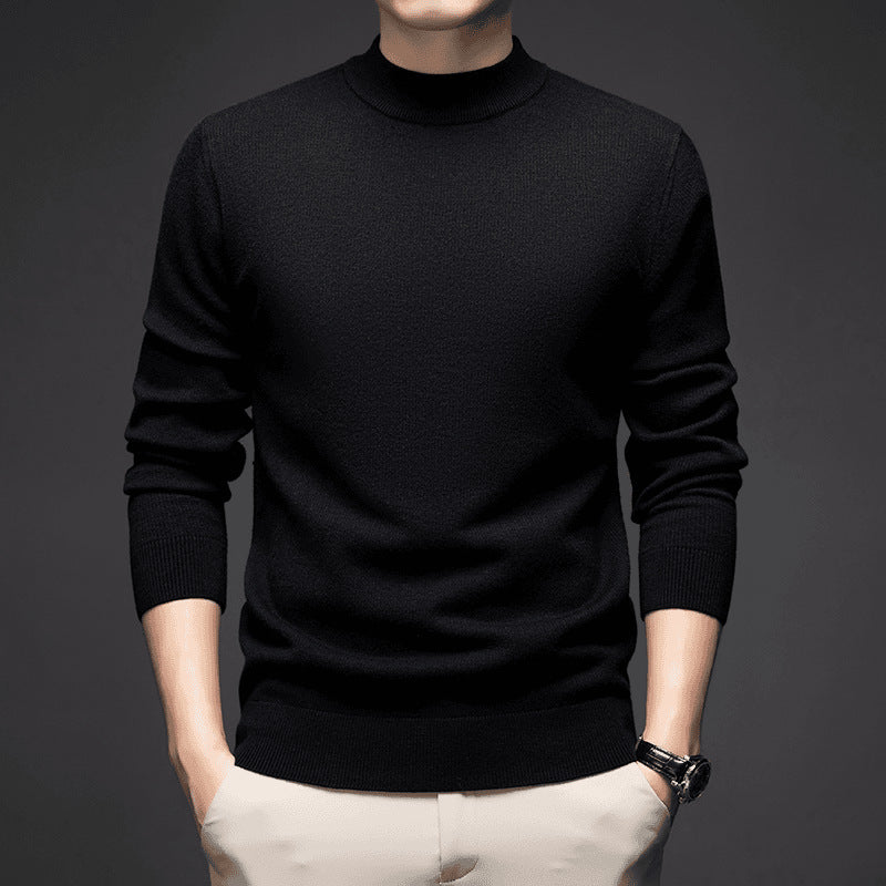 Men's Solid Colour Slim Fit Sweater