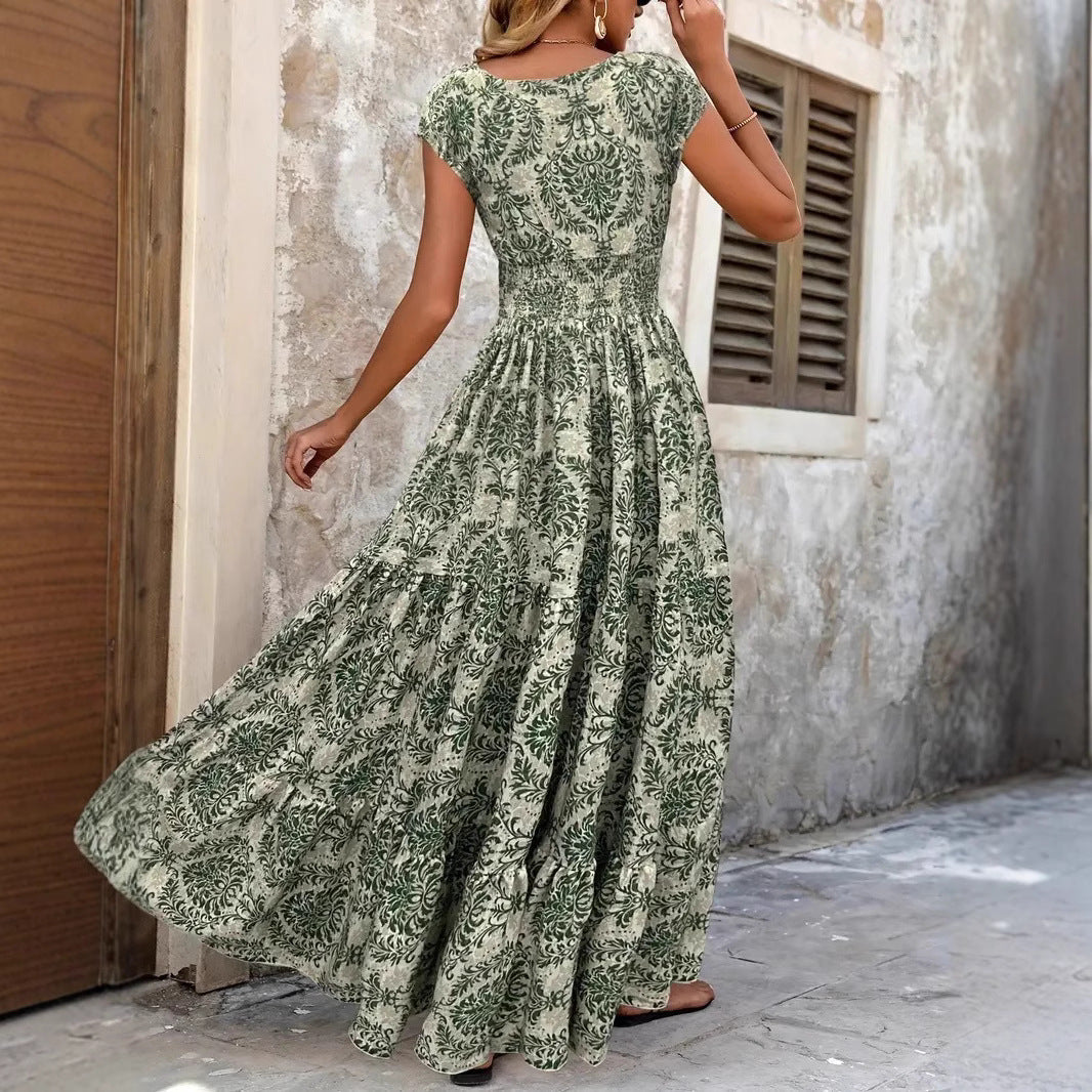Women’s V-Neck Summer Wear  – Elegant Flowy Style