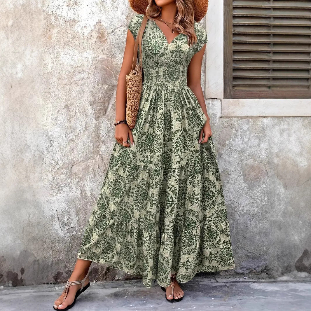 Women’s V-Neck Summer Wear  – Elegant Flowy Style
