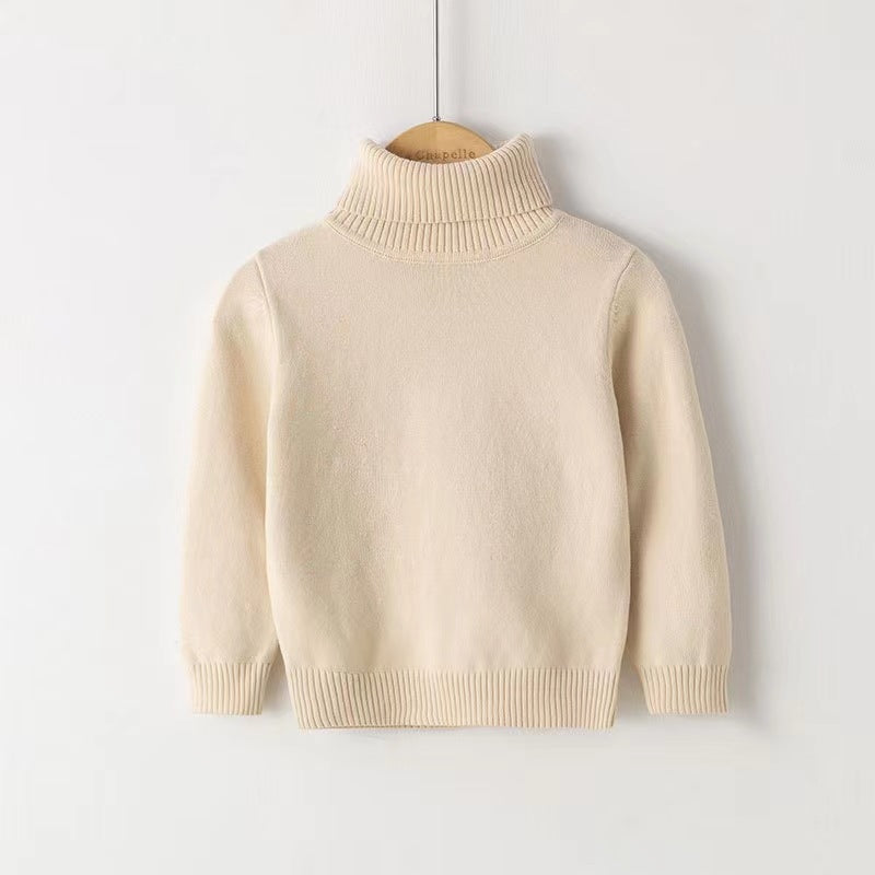 Children?s Cotton Turtleneck Sweater