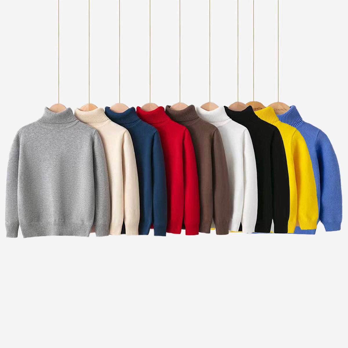 Children?s Cotton Turtleneck Sweater