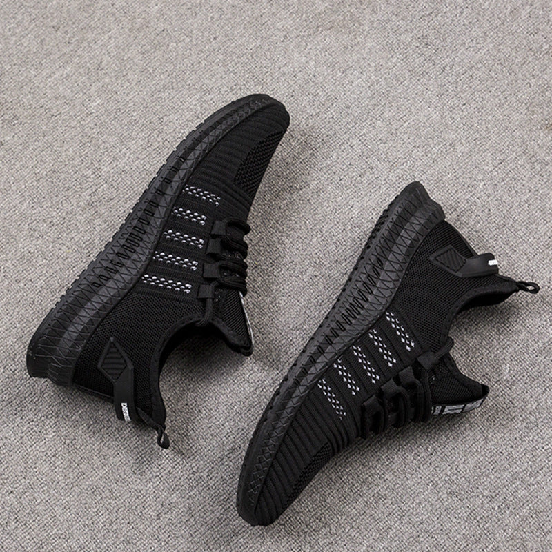 Men’s Casual Flying Woven Shoes – Lightweight Everyday Autumn Style