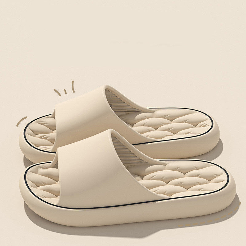 Summer Home Slippers for Women & Men – Anti-Slip Thick Sole Design
