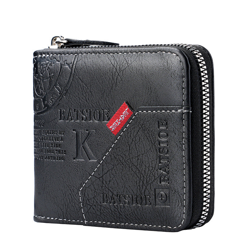 Classic Men’s Bi-Fold Wallet – Vintage European / American  Design