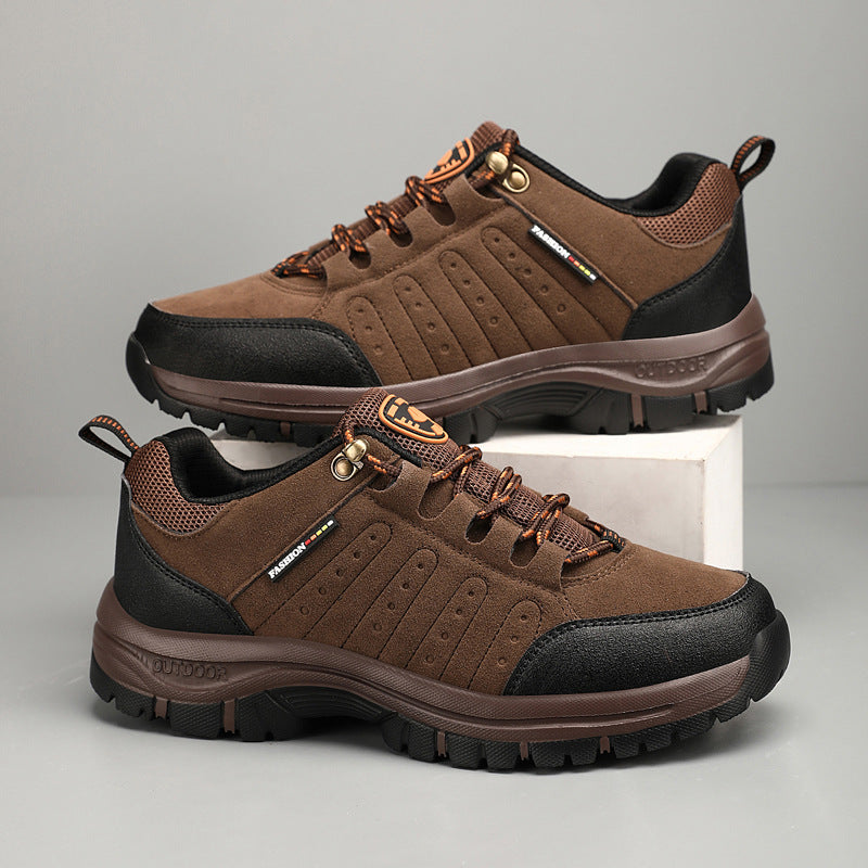Unisex Outdoor Leather Hiking Shoes – Lightweight  Sports Wear