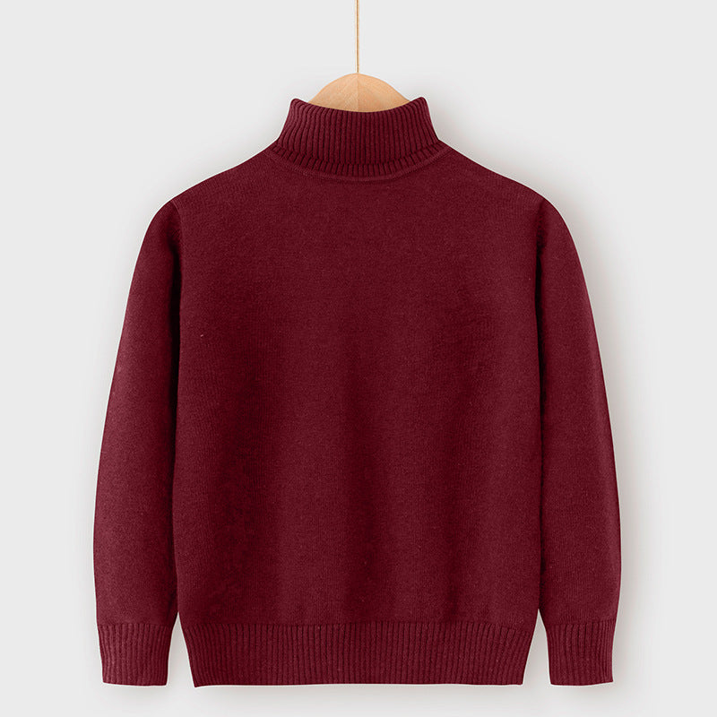Children?s Cotton Turtleneck Sweater