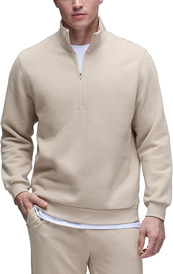 Men's Quarter-Zip Fleece Sweatshirt