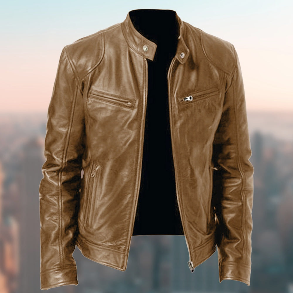 Men’s Casual Faux Leather  -Stylish & Comfortable Jacket