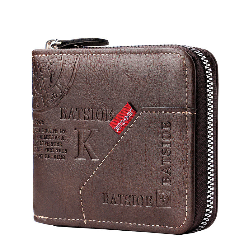 Classic Men’s Bi-Fold Wallet – Vintage European / American  Design