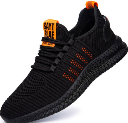 Men’s Casual Flying Woven Shoes – Lightweight Everyday Autumn Style