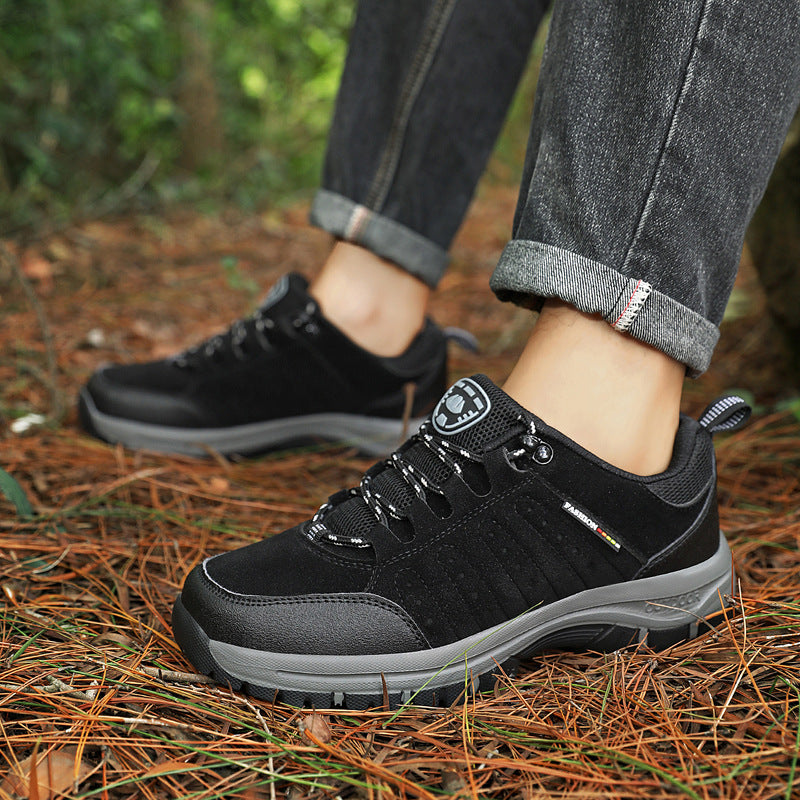 Unisex Outdoor Leather Hiking Shoes – Lightweight  Sports Wear