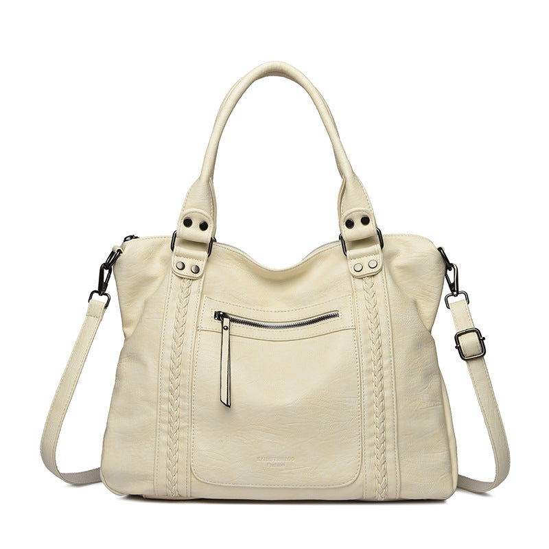 Women’s Vintage Genuine Leather Shoulder & Crossbody Bag – Classic Style