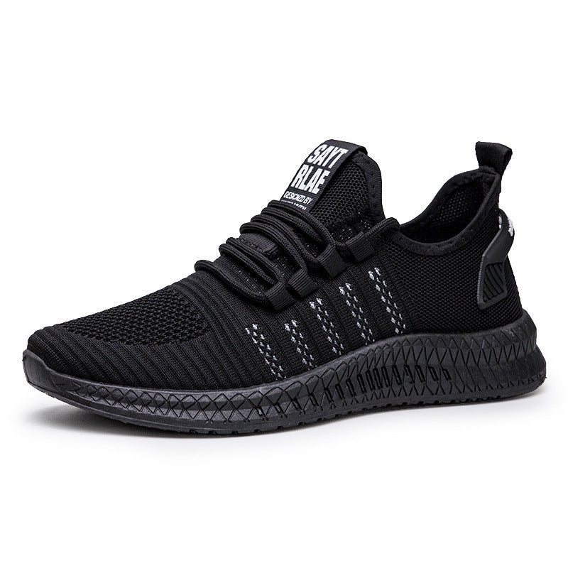 Men’s Casual Flying Woven Shoes – Lightweight Everyday Autumn Style