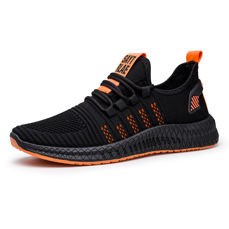 Men’s Casual Flying Woven Shoes – Lightweight Everyday Autumn Style