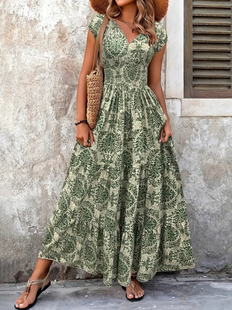 Women’s V-Neck Summer Wear  – Elegant Flowy Style