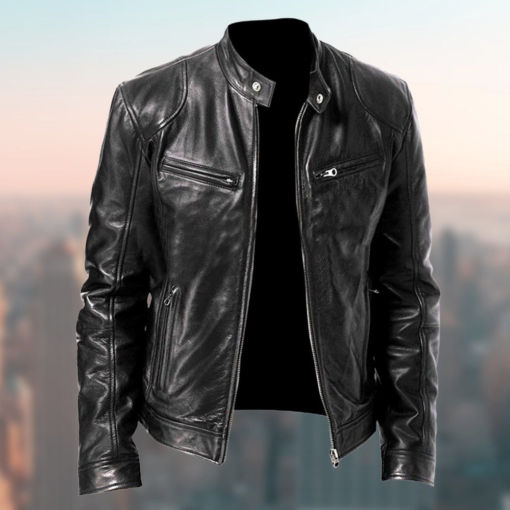 Men’s Casual Faux Leather  -Stylish & Comfortable Jacket