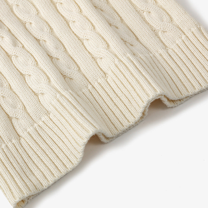 Turtleneck Base-Layer Knit Sweater -  Kids