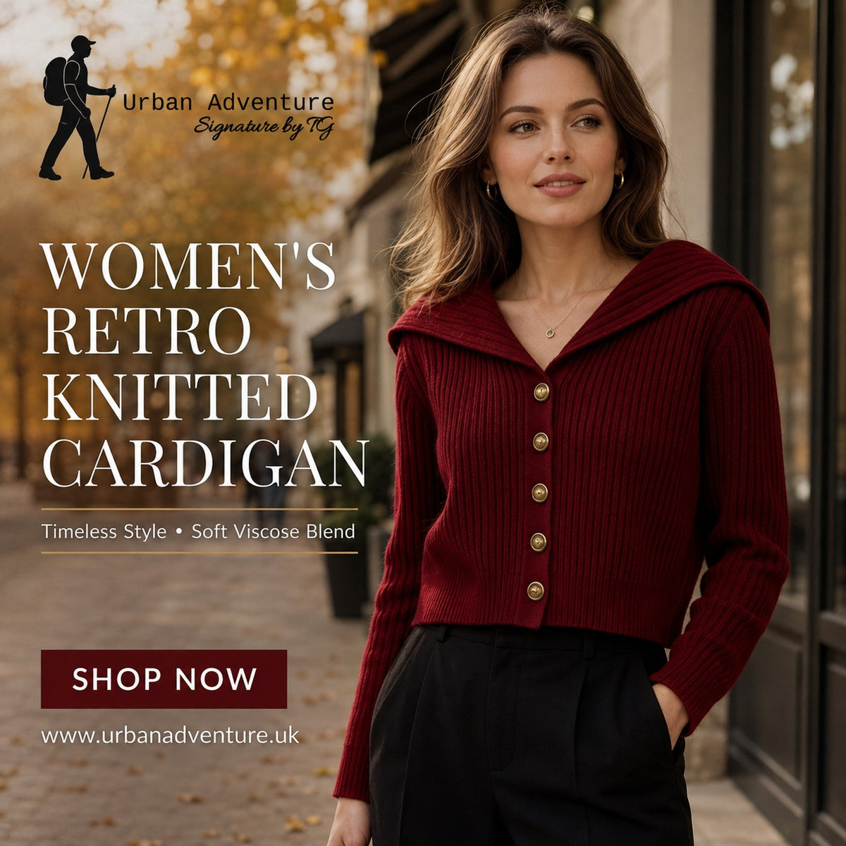 Women's Retro Knitted Cardigan