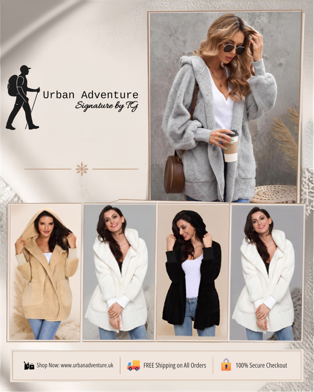 Women’s Winter Plush Cardigan Jacket