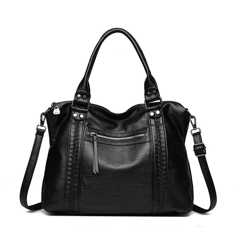 Women’s Vintage Genuine Leather Shoulder & Crossbody Bag – Classic Style