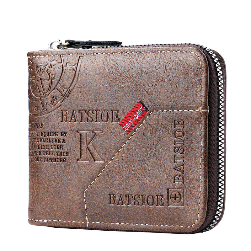 Classic Men’s Bi-Fold Wallet – Vintage European / American  Design