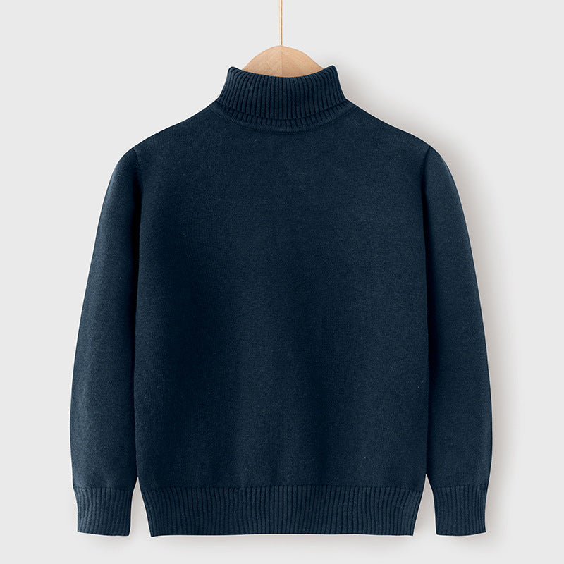 Children?s Cotton Turtleneck Sweater