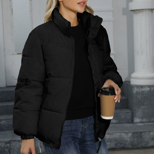 Women’s Warm Winter Coat – Windproof Down Cotton Loose Fit Outerwear