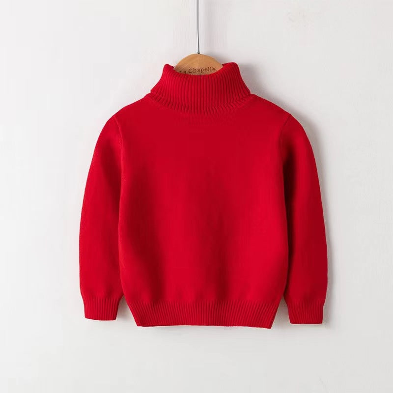 Children?s Cotton Turtleneck Sweater