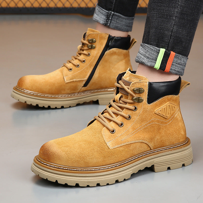 Men's British Vintage Style Genuine leather Shoes