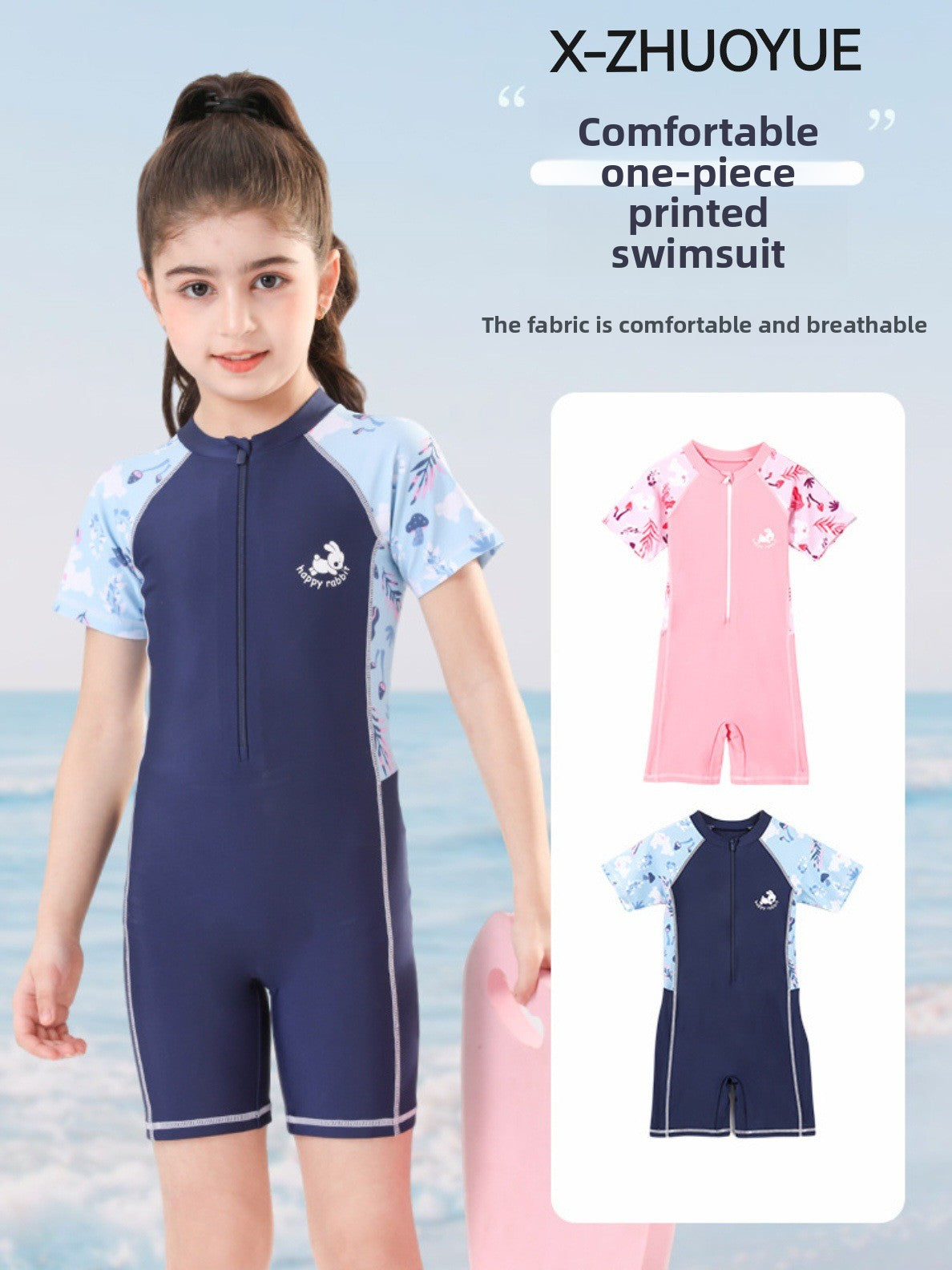 Girl's One-Piece Swimsuit