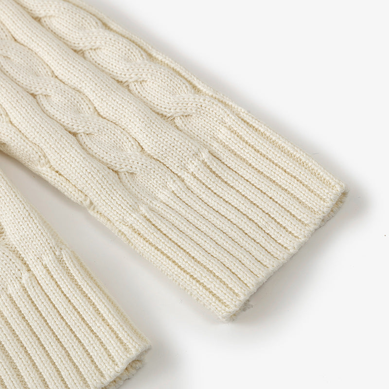 Turtleneck Base-Layer Knit Sweater -  Kids