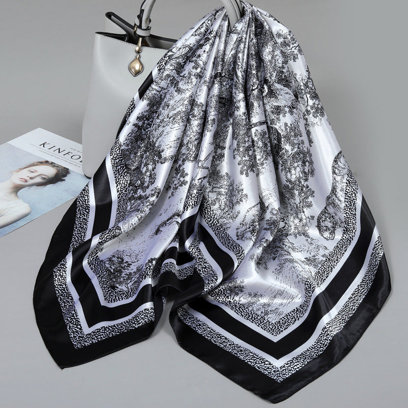 Women's Thin Scarf Shawl – Lightweight Spring Summer Fashion Wrap