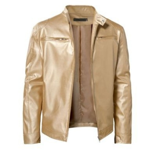 Men’s Casual Faux Leather  -Stylish & Comfortable Jacket